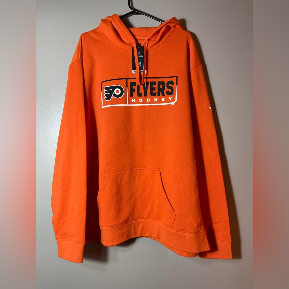Philadelphia Flyers NHL Men’s Hoodie Sweatshirt Big & Tall Size 4XL Orange New